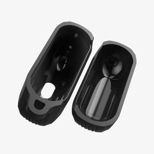 ACS05482 - Apple AirPods Pro 2 Case Rugged Armor in matte black showing the front